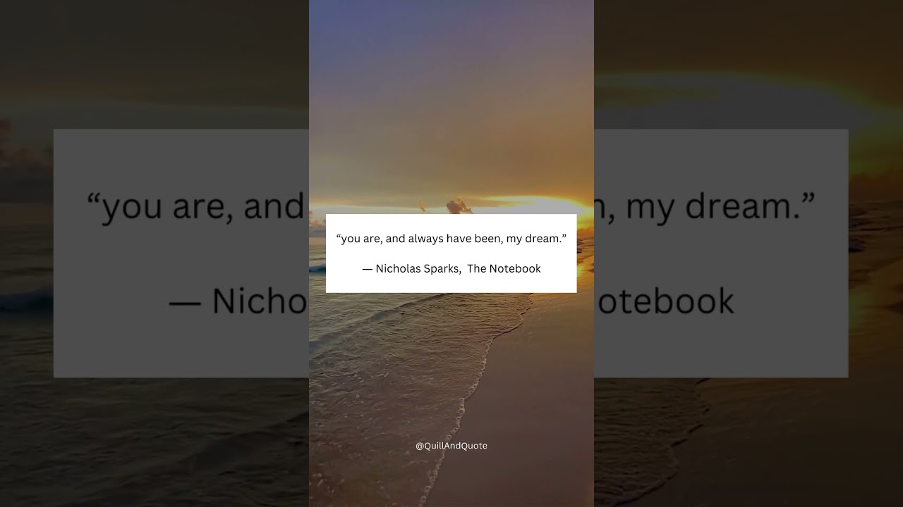 The Notebook #quotes #bookreview #books #booktok #booktube #bookstagram #booklover #thenotebook