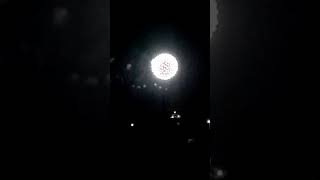 地元の花火大会の花火を見てきた。※暗くてすいません🙇🙇🙇