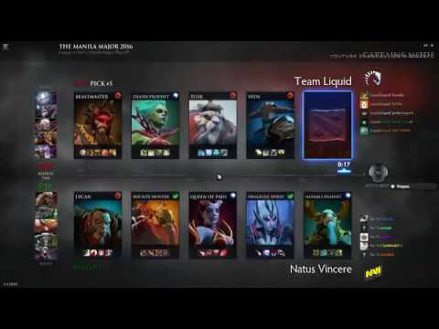 NaVi vs Liquid Manila Major Highlights LB Dota 2 2016AT