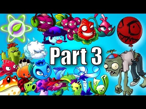 Plants vs. Zombies 2 Modern Day Balloon Zombie vs Every Plant Power Up Part 3 -Primal Gameplay