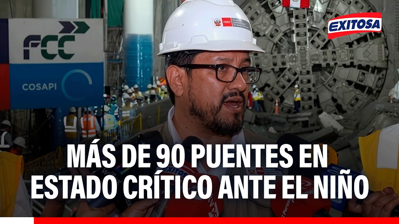 🔴🔵 MTC alerta que más de 90 puentes están en estado crítico