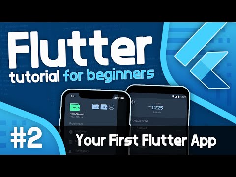 Flutter Tutorial For Beginners 2 Your First Flutter Application