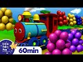 Learn COLORS With BALLOON TRAIN More Nursery Rhymes And Kids Songs Little Baby Bum