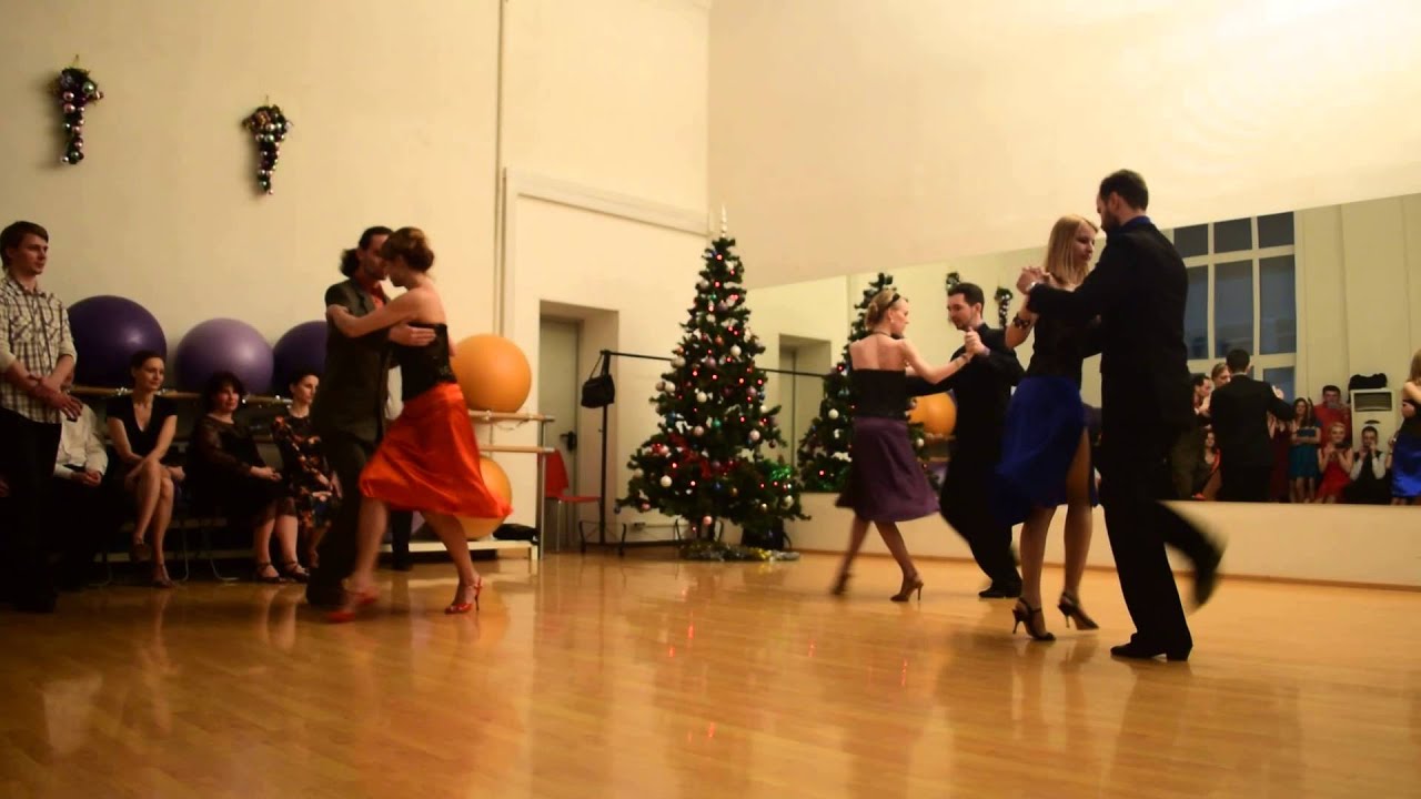 Pata Ancha. Танго в исполнении учеников школы TangoFormacion. Новогодняя милонга 27.12.14