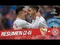 Resumen de Sevilla FC vs Girona FC (2-0)