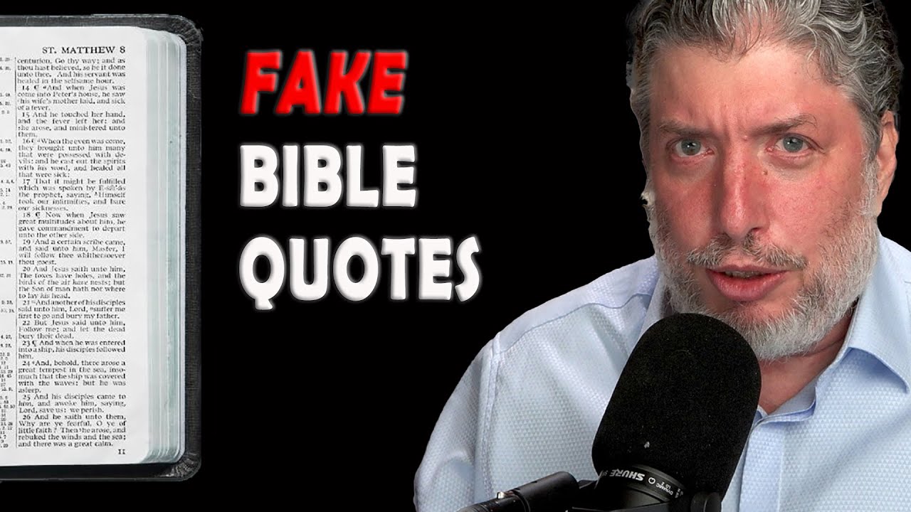 Why Did Paul Make Up Verses that Do Not Exist?  -Rabbi Tovia Singer