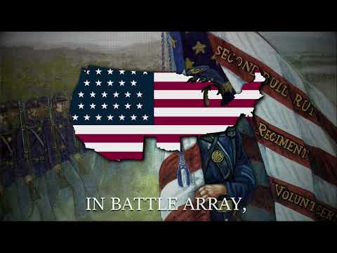 "Marching Along" - American Civil War Song [LYRICS]