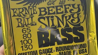 Video thumbnail for Ernie Ball Beefy Slinky BEAD Bass Sound Demo by Chad Spivey