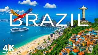 Summer in BRAZIL 4K 🇧🇷 Incredible Scenes, Vibrant Culture & Hidden Travel Gems with Calming Music