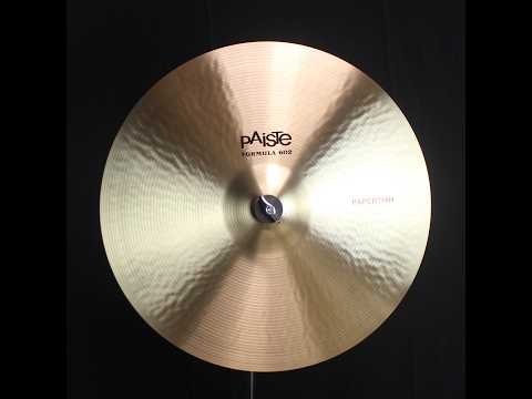 Paiste 18" Formula 602 Classic Paperthin - 1202g (video demo) image 2