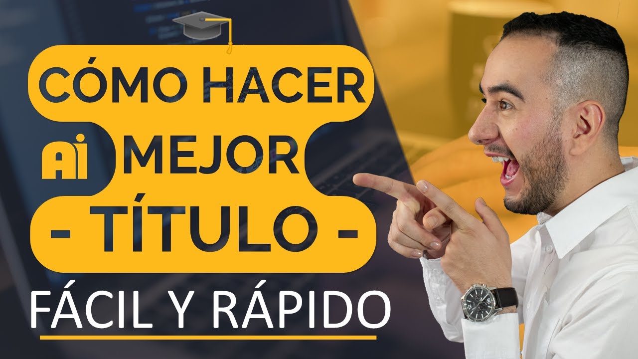 💪📋 CÓMO HACER EL MEJOR TÍTULO DE UNA TESIS FÁCIL Y RÁPIDO - Aprender a investigar