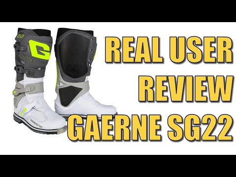 REVIEW GAERNE SG22 MOTORCYCLE BOOTS