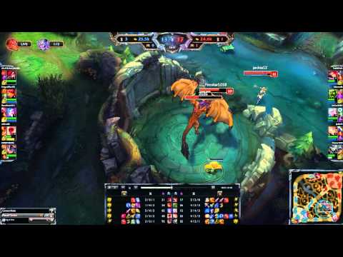 [LoL] Jinx Ult Dragon Steal