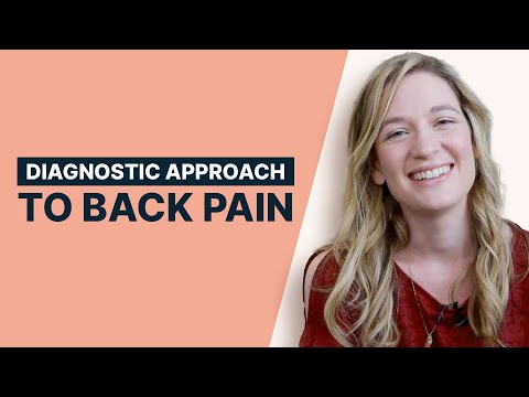 Diagnostic Approach to Back Pain
