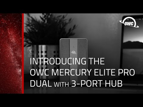 Introducing the OWC Mercury Elite Pro Dual with 3-Port Hub