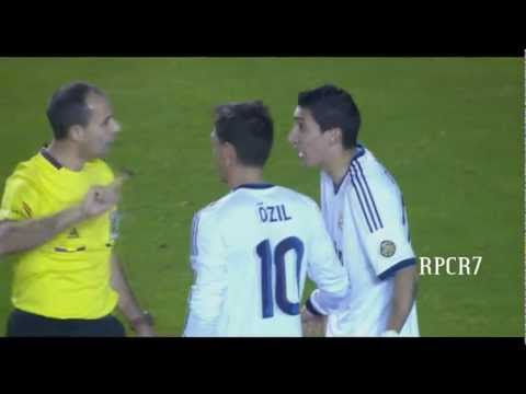 Di Maria Two Yellow cards in 10 seconds [RECORD]