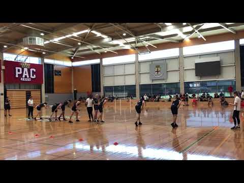 Glenelg’s Luke Partington and Eagles James Rowe in Yo Yo Test at AFL State Combine