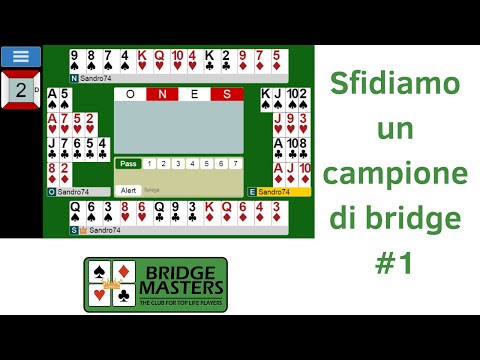Impara il gioco del Bridge: Sfidiamo un campione di bridge su 8 mani #1 #Bridge
