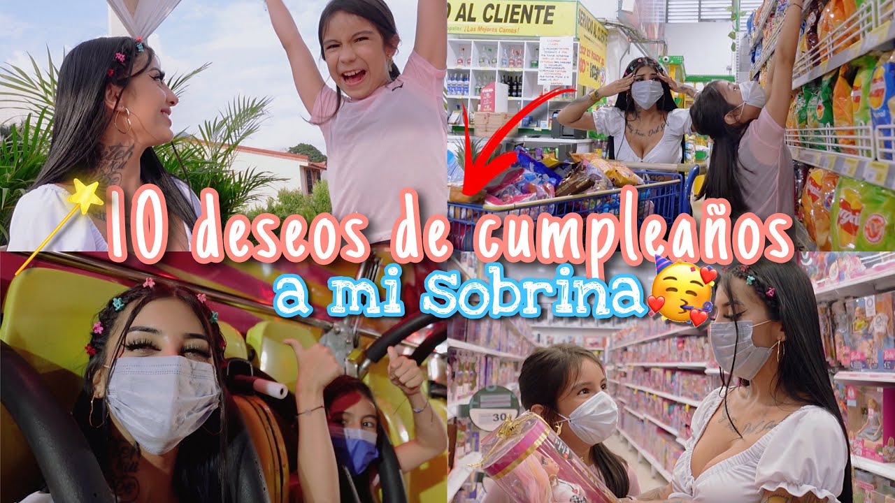 🧚🏼♀️🎂 LE CUMPLÍ 10 DESEOS DE CUMPLEAÑOS A MI SOBRINA | Sofi Muñoz