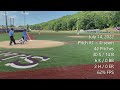 Alex Hughes Pitching 7/14/22 Complete Game (Mercy)