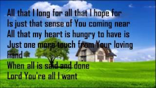 When All Is Said And Done