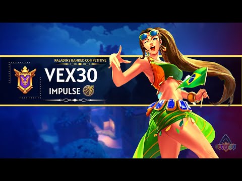 Pro Player Vex30 (Grand Master) Impluse 38 Kills With 188K+ Dmg Paladins Ranked Competitive