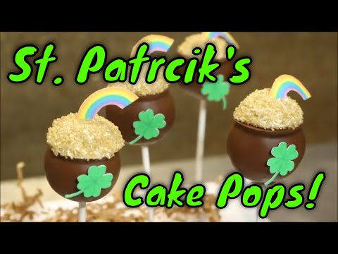 Pot of Gold Cake Pops- St. Patricks Day Themed- Felipe's Creations