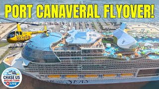 Helicopter Cruise Ship Spotting + Disney Destiny’s First Arrival at Port Canaveral!