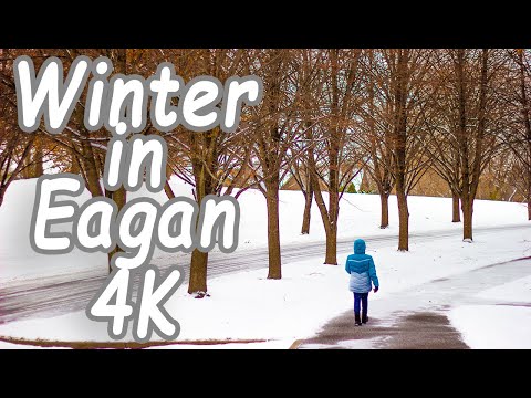 A drive through the Snowglobe | Winter Eagan Minnesota | Winter in Eagan Minnesota 4K December 2022