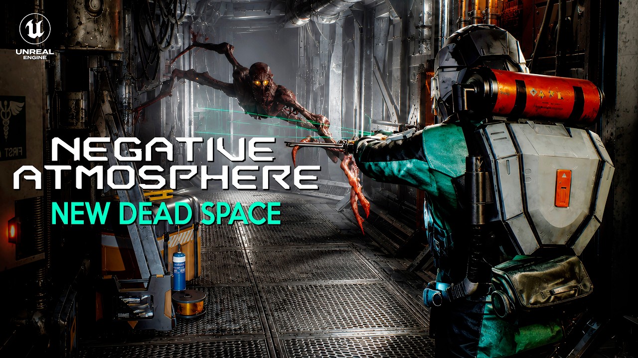NEGATIVE ATMOSPHERE First Gameplay Demo | New ULTRA REALISTIC Alien Survival Horror like Dead Space