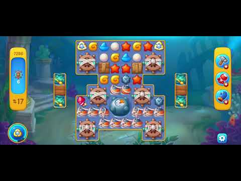 7285 7286 7287 Unlocking New Level #fishdom #playrix #Pretty Aqua Fishdom  ♒️🐟🐠