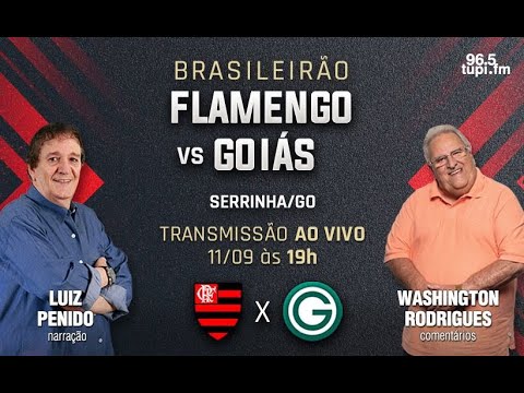 GOIÁS 1 X 1 FLAMENGO - Brasileirão Série A - 26ª RODADA - 11/09/2022 - AO VIVO