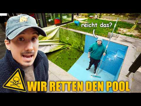 Wir RETTEN den POOL (weil Pool-Olympiade bald kommt jap Joon ist schon dabei)