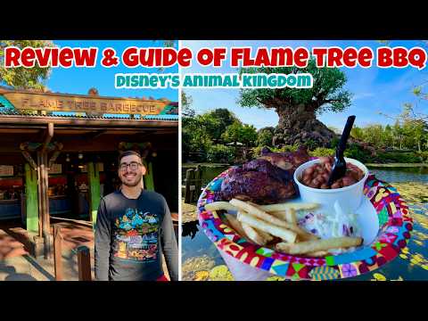Review of Flametree Barbecue Disney's Animal Kingdom | Underrated Quick Service Dining & Best Views