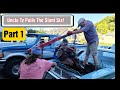 Ty Pulls the Slant 6 Out of his 1966 Dodge Coronet, New Clutch Flywheel Throwout Bearing + Details,