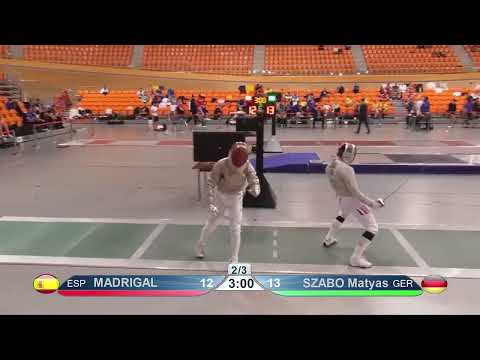 European Championships 2023 SMS - L16 - Santiago Madrigal ESP v Matyas Szabo GER