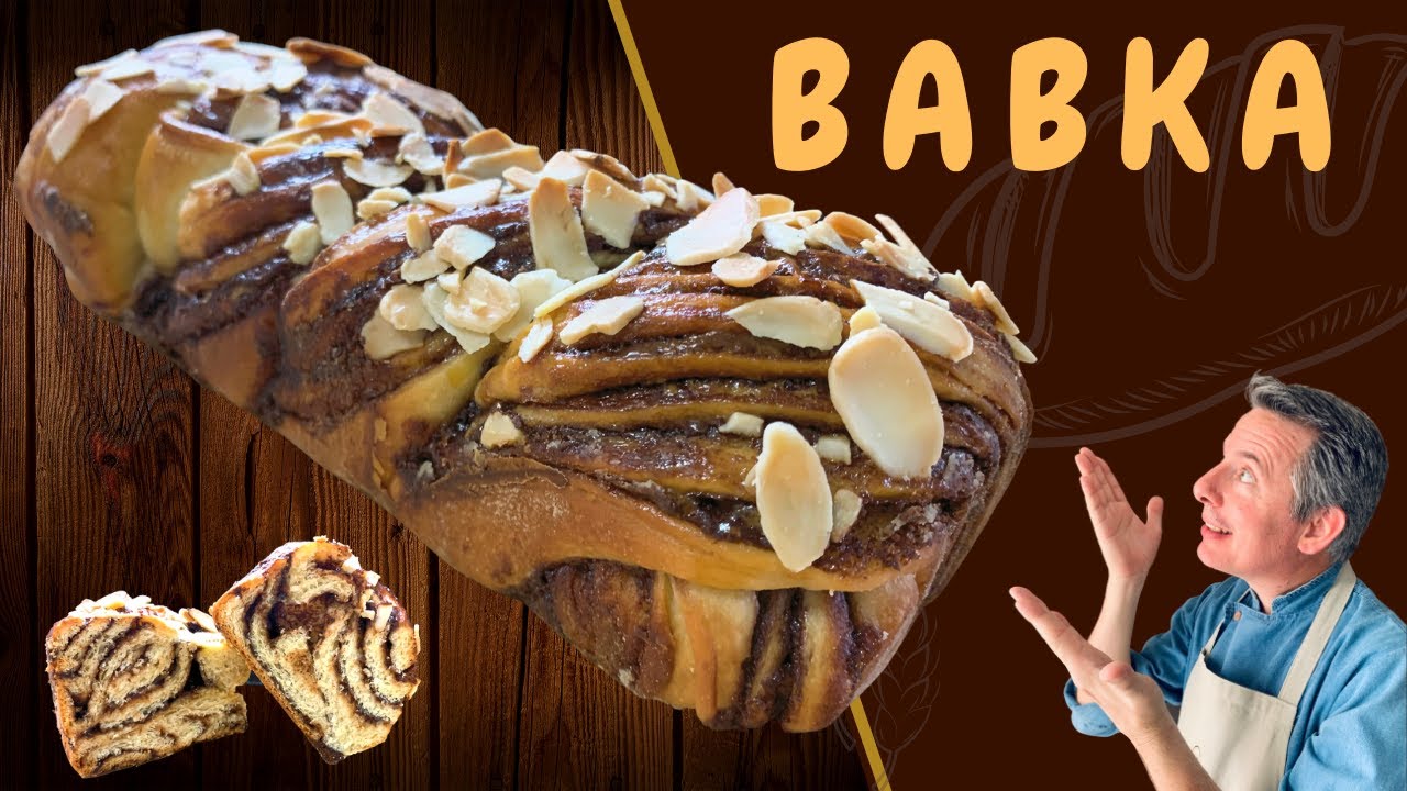 BABKA - Pão Doce recheado com Creme de Avelã !!!