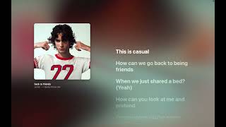 Download lagu sombr - back to friends (Lyrics) mp3 Download lagu sombr - back to friends (Lyrics) mp3