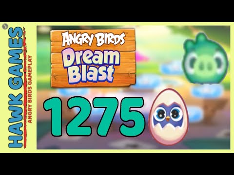 Angry Birds Dream Blast Level 1275 - Walkthrough, No Boosters