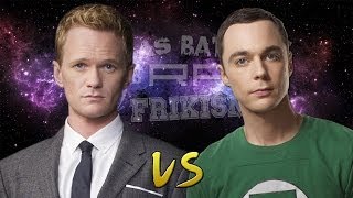 Barney Stinson vs Sheldon Cooper. Épicas Batallas de Rap del Frikismo | Keyblade ft. SoRa