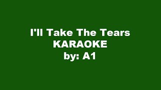A1 I&#39;ll Take The Tears Karaoke