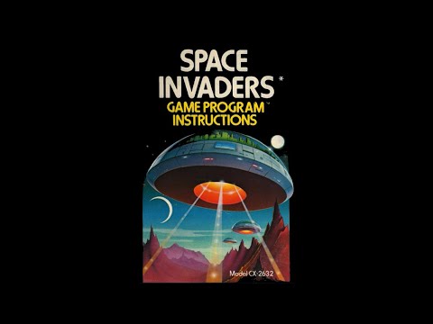 SPACE INVADERS A2600 Live MANUAL [Animated 4k Manual with original gameplay]