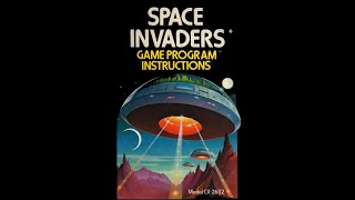 SPACE INVADERS A2600 Live MANUAL [Animated 4k Manual with original gameplay]