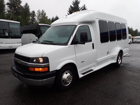 Northwest Bus Sales Used 2011 Chevy Turtle Top 13 Passenger Shuttle Bus - S51226