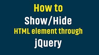 How to Hide / Show or toggle html image / Div through jquery