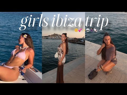 a girls trip to IBIZA 🐚✨🕺🪩 | calvin harris at ushuaia, hi ibiza, boat days & more ! ✨