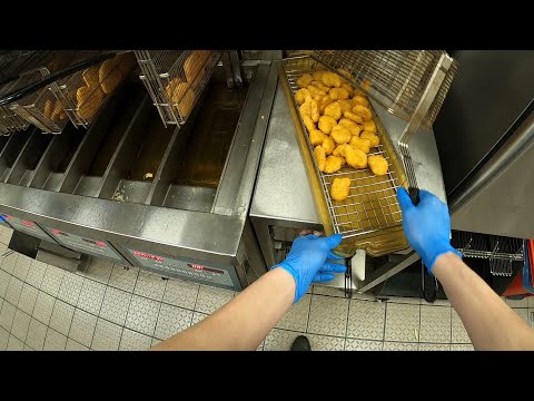 McDonald's POV: Fried Products Nuggets, Crispy Chicken, Chicken, Fish, Shrimps, Cheese Snacks…