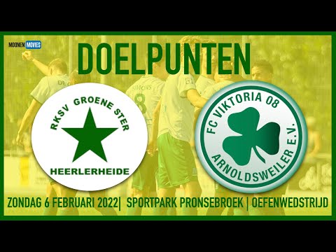 Doelpunten oefenwedstrijd Groene Ster- FC Viktoria 08 Arnoldsweiler  06-02-2022