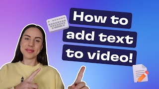 How to add text to video (FREE)