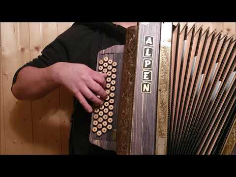 Alpen Harmonika Modell Artist Natur Graueiche B es as des